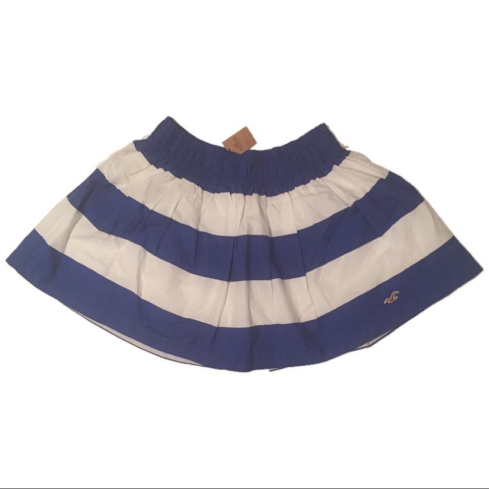 NWT Fluffy Striped Skirt